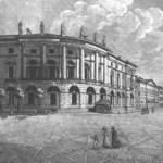 Садовая улица. Акватинта. 1800-е гг.