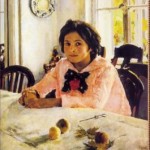 Валентин Серов. Девочка с персиками. 1887. Холст, масло. 91 х 85 см