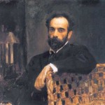 Валентин Серов. Портрет художника Исаака Ильича Левитана. 1893, Холст, масло. 82 x 86 см