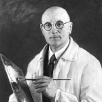 И. Э. Грабарь. Автопортрет с палитрой (в белом халате). 1934. Третьяковская галерея. Москва