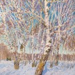 И. Э. Грабарь. Февральская лазурь. 1904. Третьяковская галерея. Москва