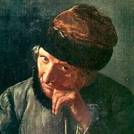 В. А.Тропинин. Ямщик с кнутовищем