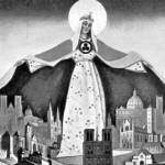 Н.К. Рерих. Мадонна-защитница (Madonna protectrix). 1933. Местонахождение картины неизвестно