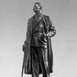 Памятник М. Горькому в Москве. Бронза, гранит. 1951. Скульпторы И. Д. Шадр, В. И. Мухина, Н. Г. Зеленская и З. Г. Иванова, архитектор З. М. Розенфельд