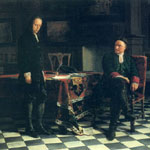 Ге Н. Н. «Петр I допрашивает царевича Алексея» (1872, ГРМ)