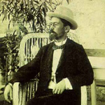 А.П. Чехов. Фотография А. Иваницкого. Ялта, август 1901 г.