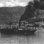Вид на Ялту с моря. С открытки начала 1900-х годов