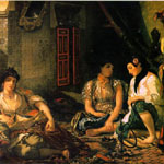 «Алжирские женщины в своих комнатах» (1833-1834 гг.; Лувр, Париж)