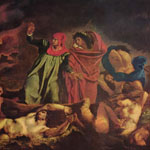 «Ладья Данте» (1822 г.; Лувр, Париж)