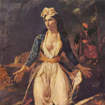 «Греция на развалинах Миссолунги» (1827 г.; Музей изящных искусств, Бордо)