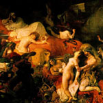 «Смерть Сарданапала» (1827 г.; Лувр, Париж)