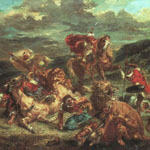 «Львиная охота» (1860-1861 гг.; Художественный институт, Чикаго)