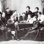А.П. Чехов читает &laquo;Чайку&raquo;. Московский художественный театр. 1899 г.