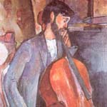 Амедео Модильяни. Виолончелист. 1909 г.