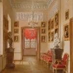 Гау Э. П. Комната Ротари. 1880 г. , бумага, акварель, 60 x 50 см., Музей-заповедник "ГАТЧИНА" 