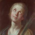 Христианская мученица, середина XVIII века, xолст, масло. 45 x 34 см., Музей-заповедник "ГАТЧИНА" 