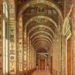 Лоджии Рафаэля. К. А. Ухтомский. Акварель, лак. 1860 г.
