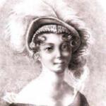 Портрет Волконской Зинаиды Александровны. неизвестный художник 1820-ые годы, литография, 14.8х11.7