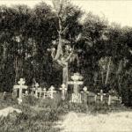 Кладбище Кизического монастыря. Вид конца XIX в. 
