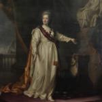Левицкий Д. Портрет Екатерины II - законодательницы в храме богини правосудия. 1783.Х.,м