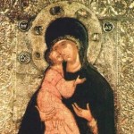 Владимирская икона Пресвятой Богородицы. XV в.