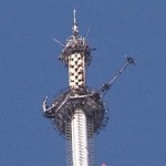 Вершина Останкинской телебашни